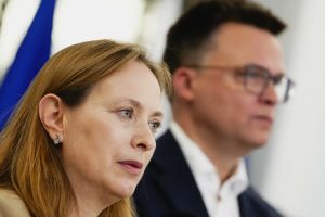 Katarzyna Pełczyńska-Nałęcz i Szymon Hołownia