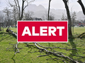 Silny wiatr, alert
