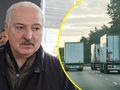 Prezydent Białorusi Aleksandr Łukaszenka. Tiry