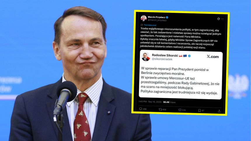 Szef MSZ Radosław Sikorski