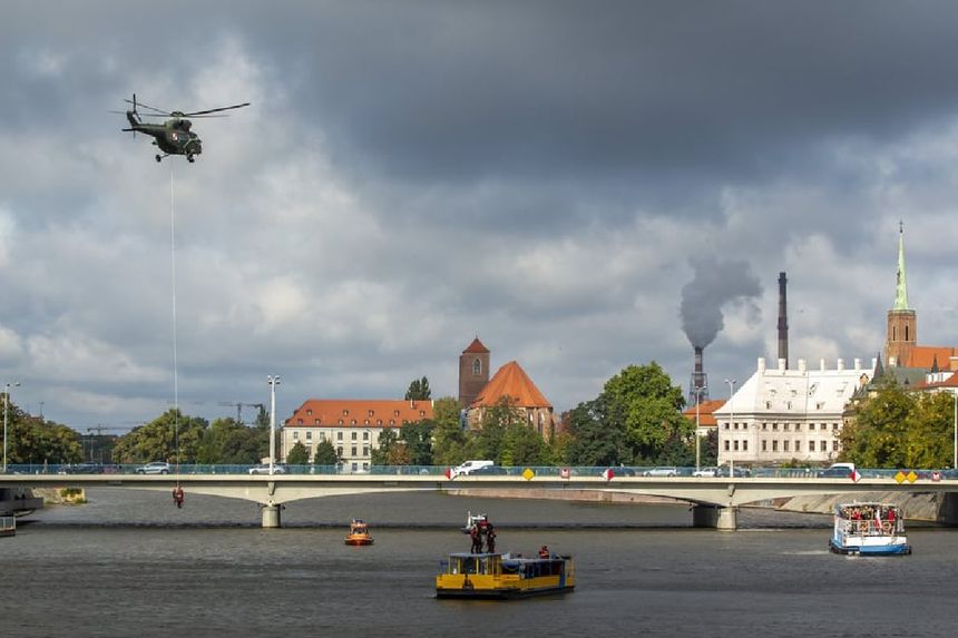 Wrocław, ćwiczenia służb