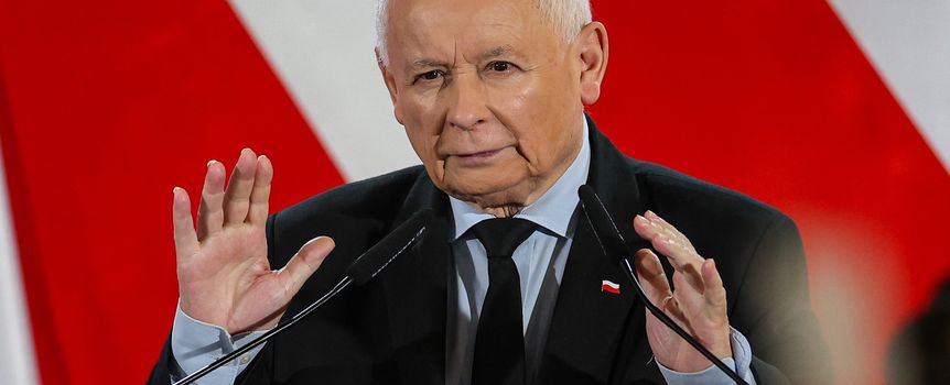 Prezes PiS Jarosław Kaczynski