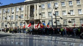 Protest przed Centralną Komisją Wyborczą w Kiszyniowie