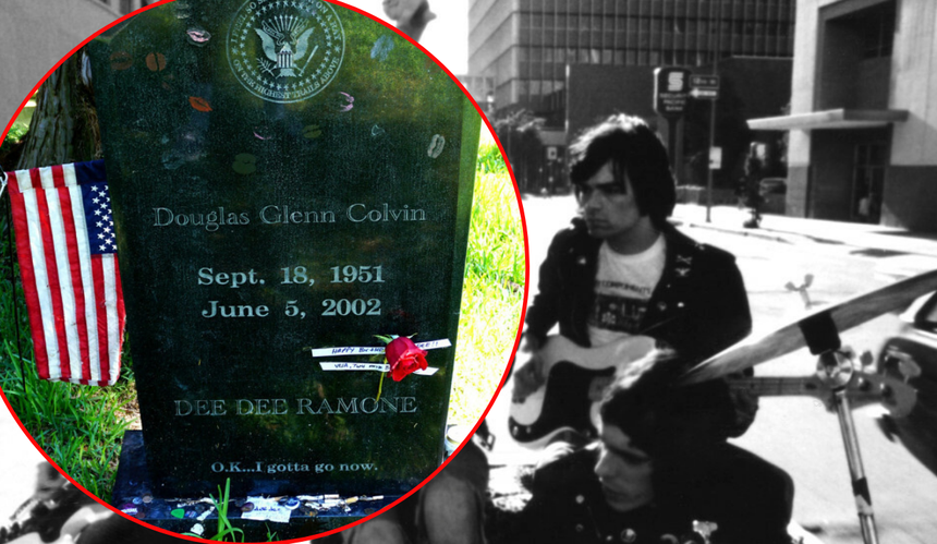 Takie słowa ma na nagrobku Dee Dee Ramone