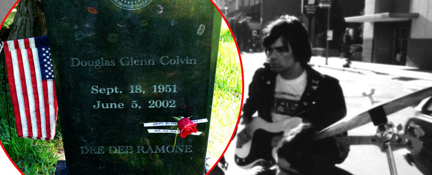 Takie słowa ma na nagrobku Dee Dee Ramone