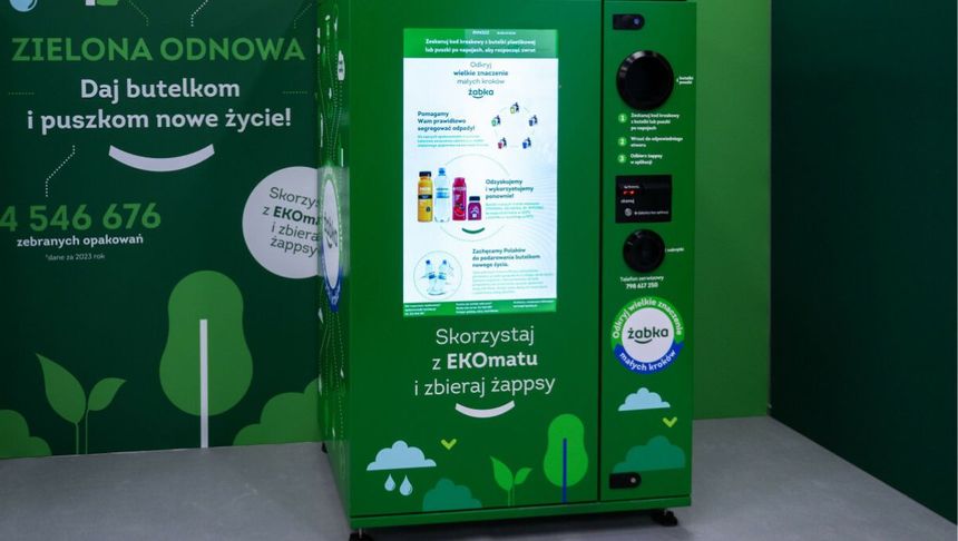 automat butelkowy w Żabce