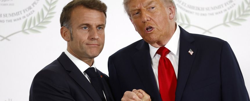 Emmanuel Macron i Donald Trump