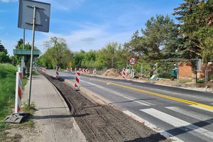 Skrzyżowanie ulic Naramowickiej, Lubczykowej, Radojewo i Łopianowej w Poznaniu