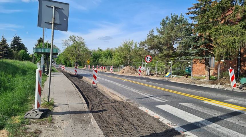 Skrzyżowanie ulic Naramowickiej, Lubczykowej, Radojewo i Łopianowej w Poznaniu
