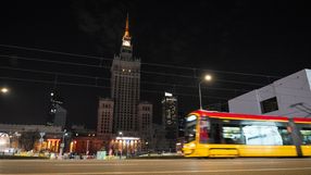 Warszawa nocą