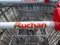 Wozek sklepowy firmy Auchan