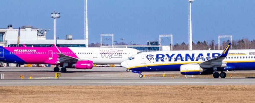 samoloty Wizz Air i Ryanair