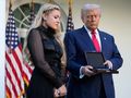 Erika Kirk, Donald Trump