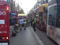 Łódź. Zderzenie tramwajów, 12 osób rannych