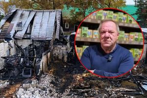 Pożar magazynu firmy Dary Natury