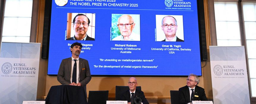 Nobel 2025, laureaci z Chemii