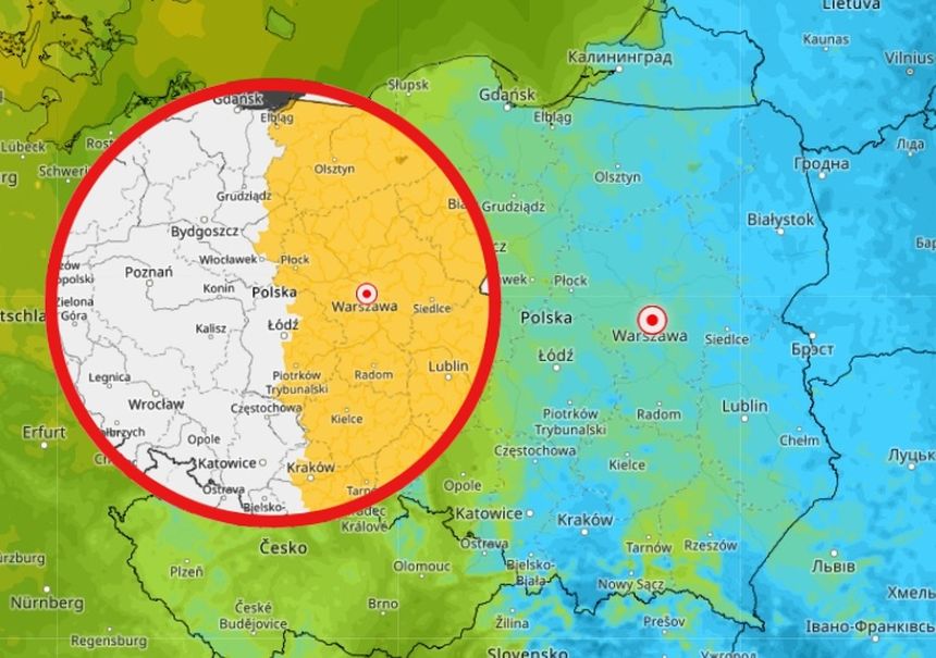 mapa pogodowa
