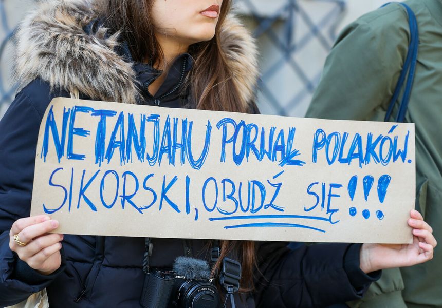 Protest pod MSZ