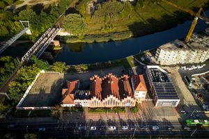 Budynek zabytkowej przepompowni ścieków