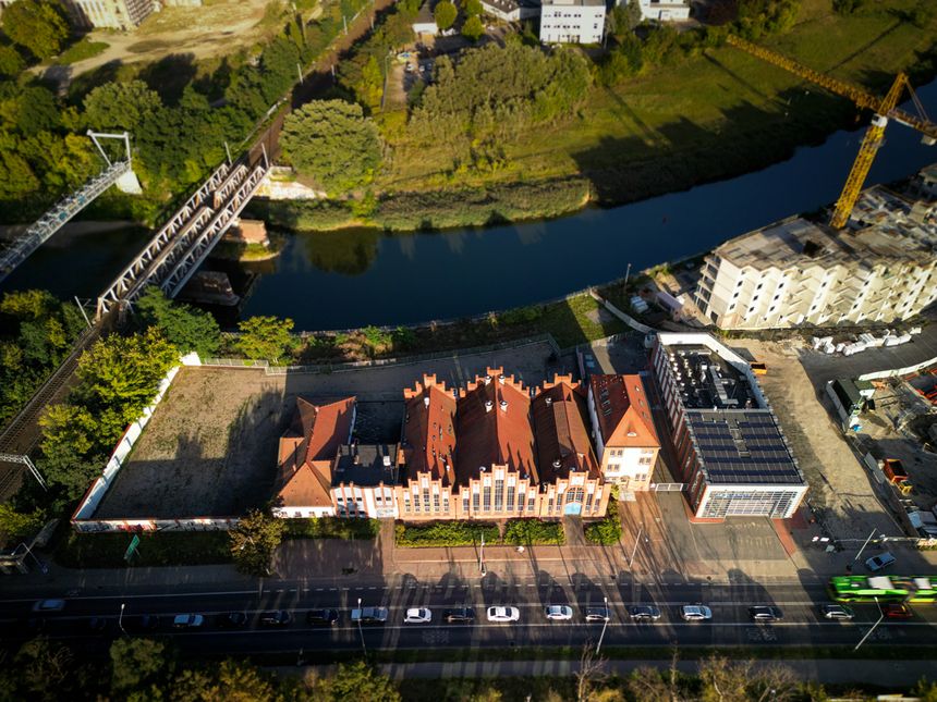 Budynek zabytkowej przepompowni ścieków