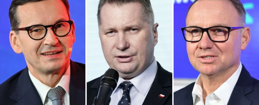 Mateusz Morawiecki. Przemysław Czarnek. Andrzej Duda