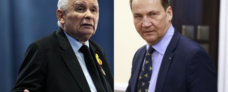 Jarosław Kaczyński Radosław Sikorski
