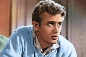 James Dean jako Kaleb Trask w filmie "Na wschód od Edenu" z 1955 roku