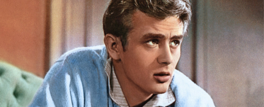 James Dean jako Kaleb Trask w filmie "Na wschód od Edenu" z 1955 roku