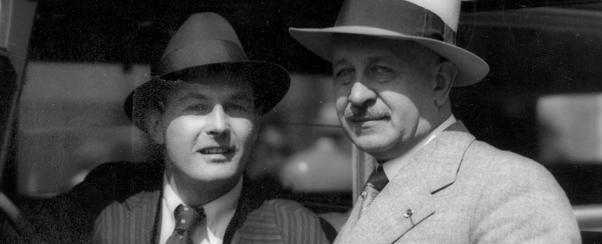 Jan Kiepura i Kornel Makuszyński