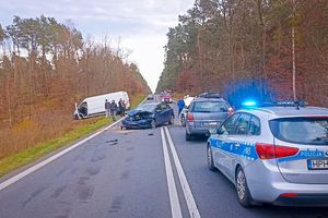 Bogucin. Wypadek na DK79, niemowlę w szpitalu