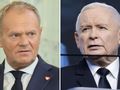 Premier Donald Tusk. Prezes PiS Jarosław Kaczyński