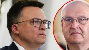 Marszałek Sejmu Szymon Hołownia. Prezes Trybunały Konstytucyjnego Bogdan Święczkowski