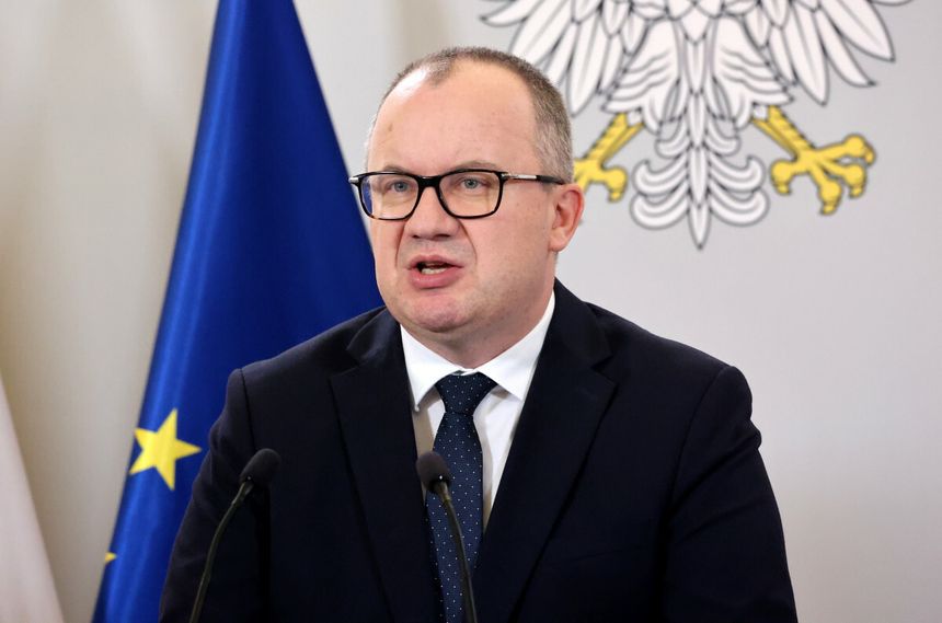 Konferencja prasowa ministra sprawiedliwości prokuratora generalnego Adama Bodnara