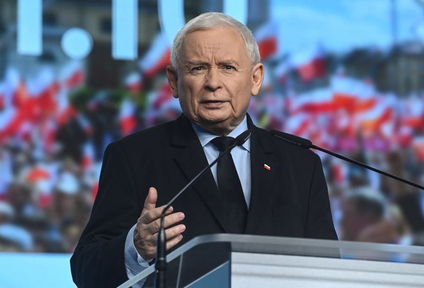 Prezes PiS Jarosław Kaczyński