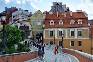 Lublin, Stare Miasto, turyści