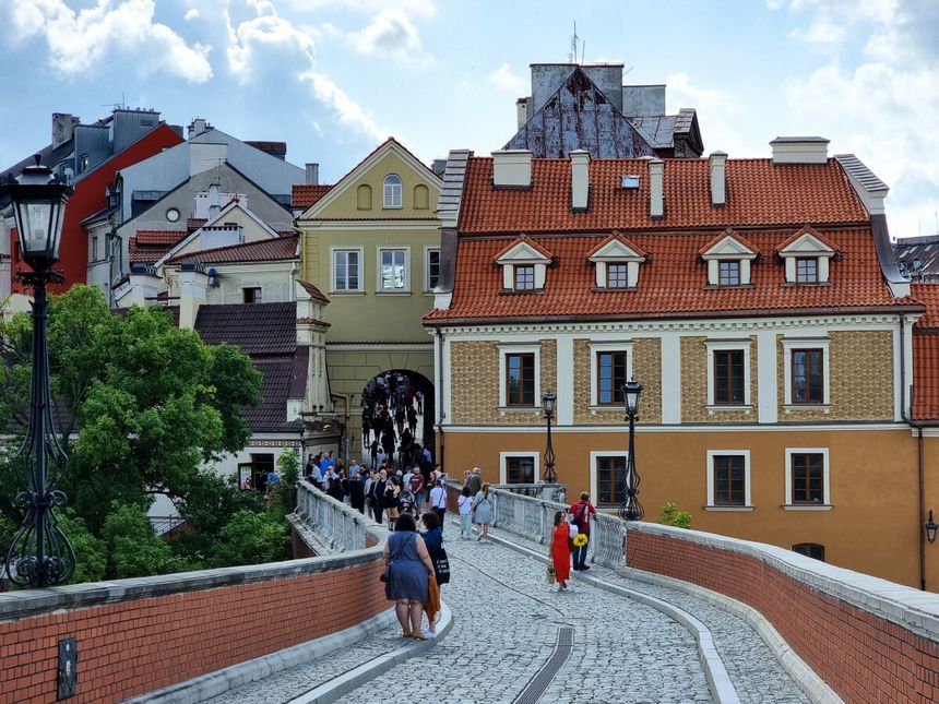 Lublin, Stare Miasto, turyści