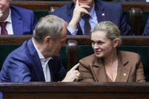 Donald Tusk i Barbara Nowacka