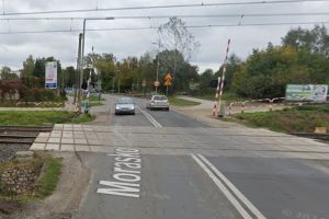 Przejazd kolejowy na ulicy Morasko w Poznaniu