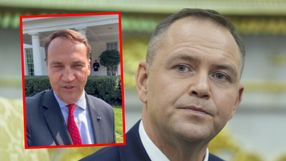 Prezydent Karol Nawrocki. Minister spraw zagranicznych Radosław Sikorski