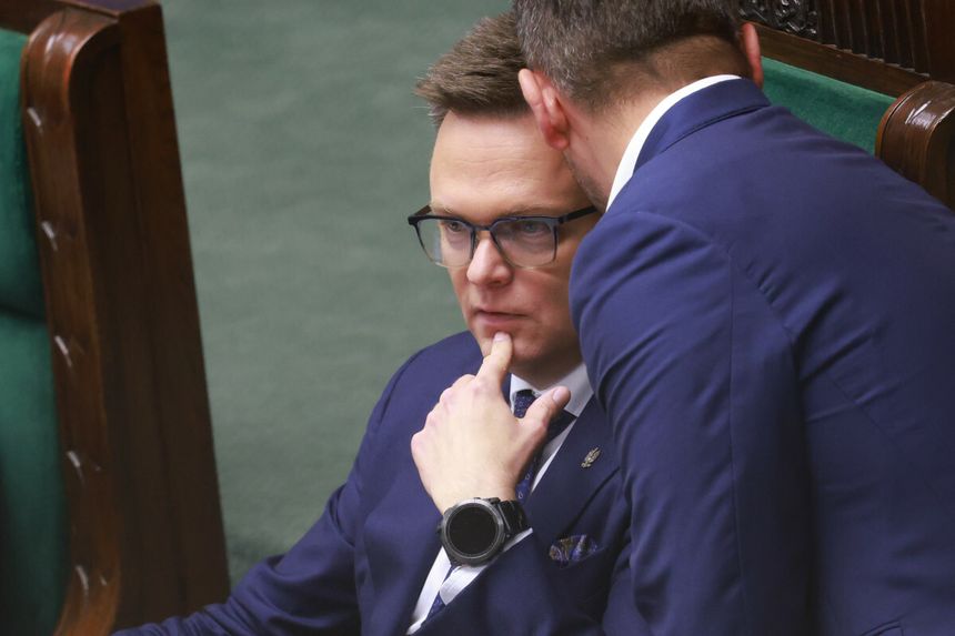 Marszałek Sejmu i szef Polski 2050 Szymon Hołownia
