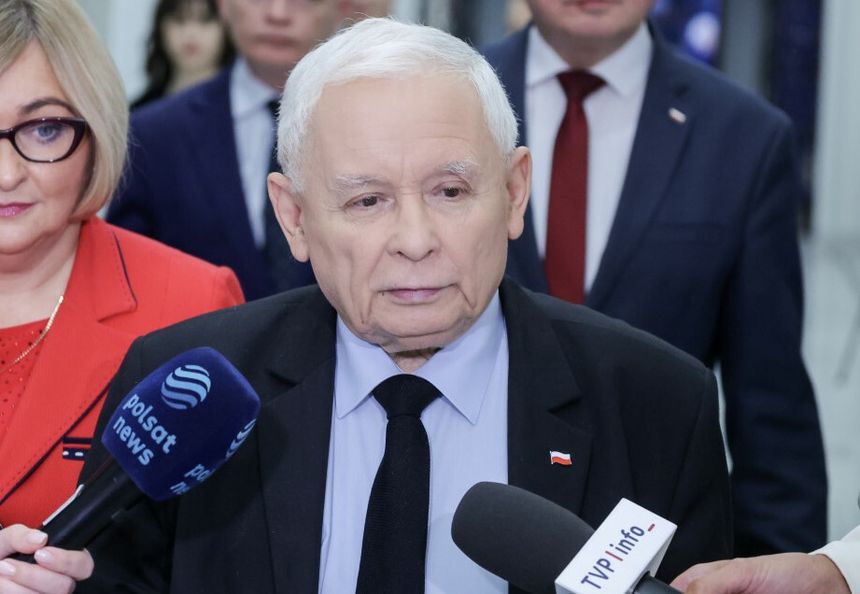 Prezes PiS Jarosław Kaczyński