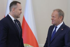 Prezydent Karol Nawrocki i premier Donald Tusk