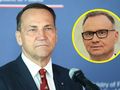 Minister spraw zagranicznych Radosław Sikorski. Prezydent Andrzej Duda