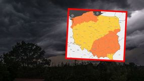 Ostrzeżenia I i II stopnia przed burzami IMGW