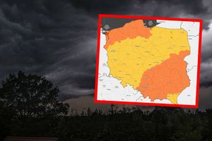 Ostrzeżenia I i II stopnia przed burzami IMGW