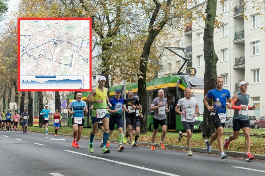 Nowa trasa 24. Lotto Poznań Maratonu