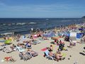Międzyzdroje, turyści na plaży