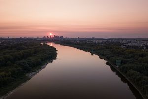 widok na Warszawę ze strony Siekierek