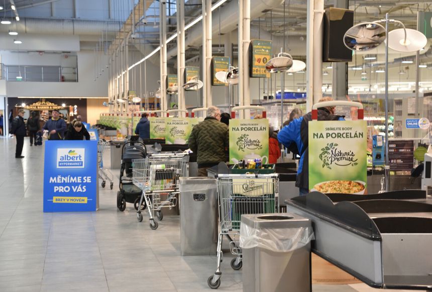 supermarket ludzie