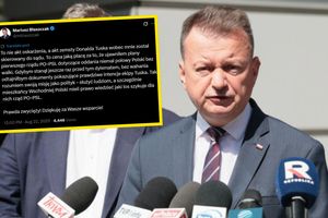 Były minister obrony narodowej Mariusz Błaszczak